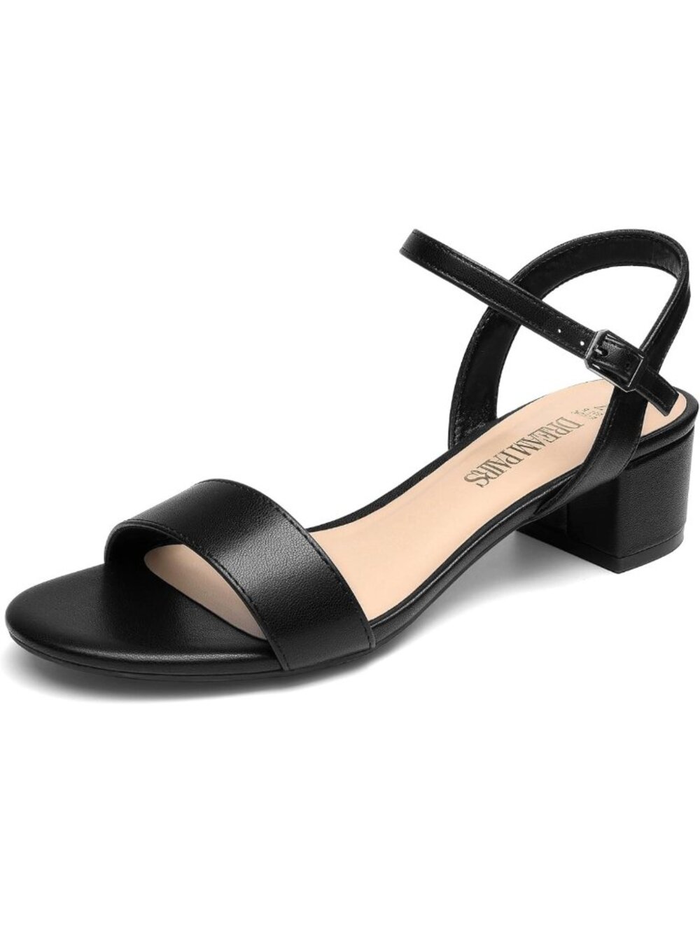 Stylish Women's Chunky Low Block Heel Dress Sandals for Comfort & Elegance